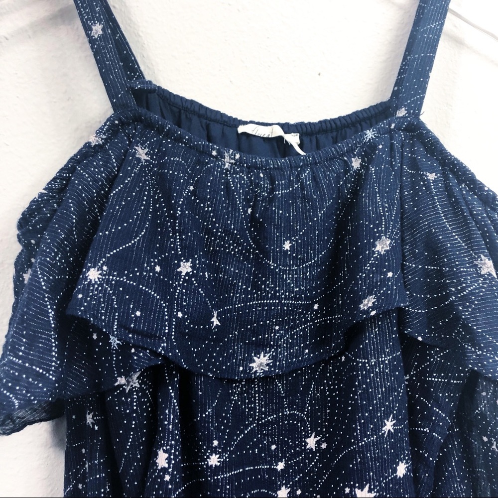 Anthropologie | Floreat Cold Shoulder Star Top - Picture 7 of 8